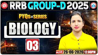 RRB Group D 2026 | Railway Group D Biology Class 2026 | Biology PYQs By Bhawna Ma'am