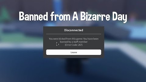 How I got falsely banned from A Bizarre Day