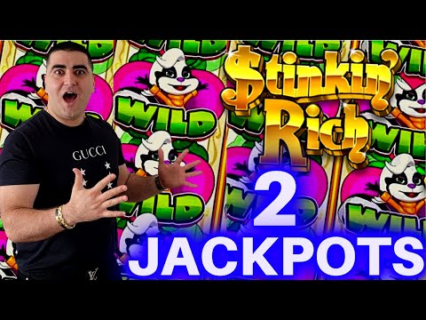 Big Jackpot On High Limit Stinkin' Rich Slot | Dragon Link Slot Machine Jackpot