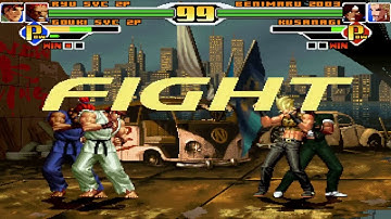 SNK VS. CAPCOM: ULTIMATE MUGEN 3RD BATTLE EDITION- RYU & GOUKI VS. BENIMARU & KUSANAGI 10-19-24