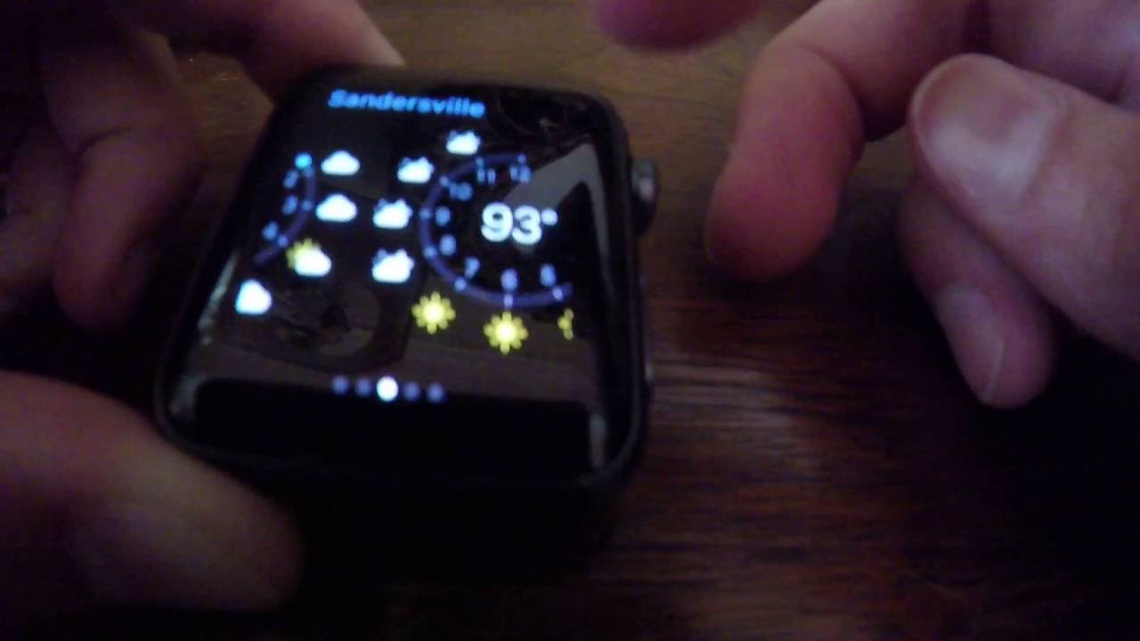 How To Put Your Your City s Weather On Your Apple Watch Face YouTube