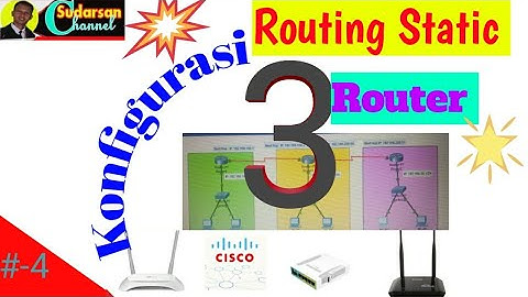 Konfigurasi Routing Static 3 Router