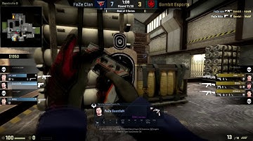 CS:GO POV Demo FaZe GuardiaN (47/25) vs Gambit (de_cache)