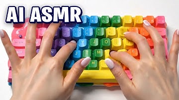 1 Hour Super Satisfying AI Typing on Unique Keyboards | AI ASMR to relax and fall asleep to