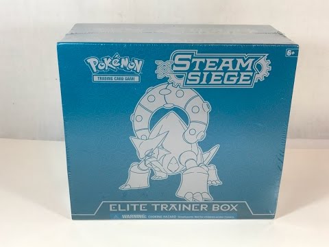 Pokemon TCG | XY - Steam Siege Elite Trainer Box Unboxing - YouTube Pokemon TCG | XY - Steam Siege Elite Trainer Box Unboxing - YouTube