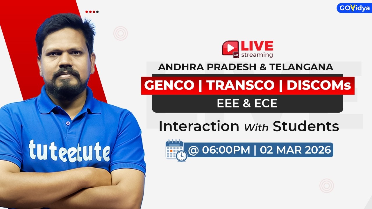 GENCO - TRANSCO - DISCOMs | Interaction With Students #tgtransco #apgenco #apspdcl