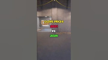 Glove Prices 2021 VS 2025 #cs2 #csgo #counterstrike #shorts