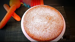 Cómo preparar una tarta de Zanahoria\/Carrot Cake\/Bizcocho de Zanahoria 🥕🥧 Fácil, suave y deliciosa😋