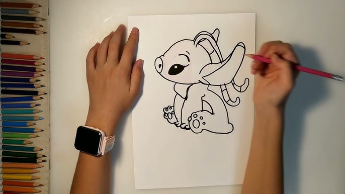 Pin en Imágenes Stitch  Como dibujar a stich, La novia de stitch