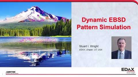 Dynamic EBSD Pattern Simulation