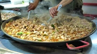 Preparing Malaysian Curry Chicken. London Street Food