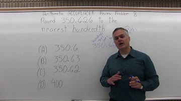 ACCUPLACER Review: Arithmetic Problem 8 - Mathematics with Dan Avedikian