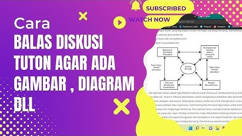 Cara Balas Diskusi Tuton Agar ada Gambar , Diagram , video dll #universitasterbuka #kuliahonline