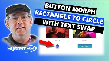 Divi Theme Button Morph From Rectangle To Circle With Text Swap 👍👍