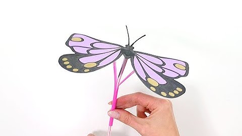 Butterfly Craft | Flapping Butterfly Craft