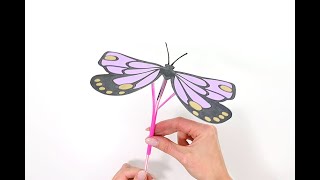 Butterfly Craft | Flapping Butterfly Craft