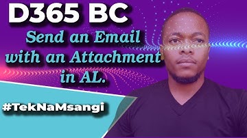 How to send an Email with an attachment in Business Central