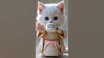 🇺🇸White Kitty’s Morning Routine Will Brighten Your Day!