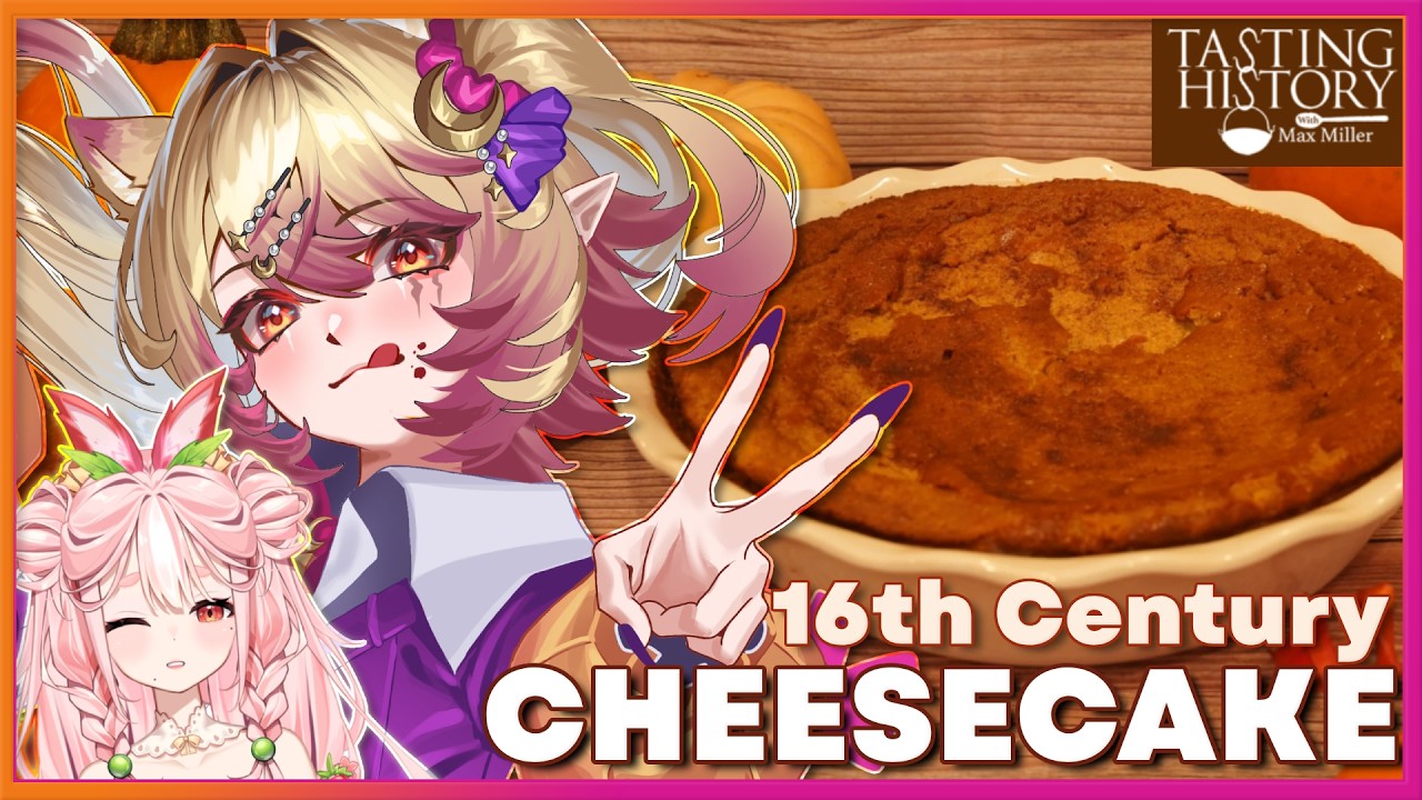 HANDCAM: Baking a 16th Century Cheesecake [ Vylett Moonheart / #vtuber ]