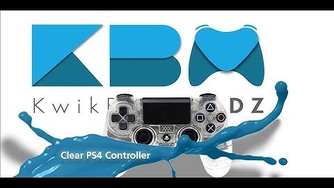 Custom Clear PS4 Controller - KwikBoy Modz