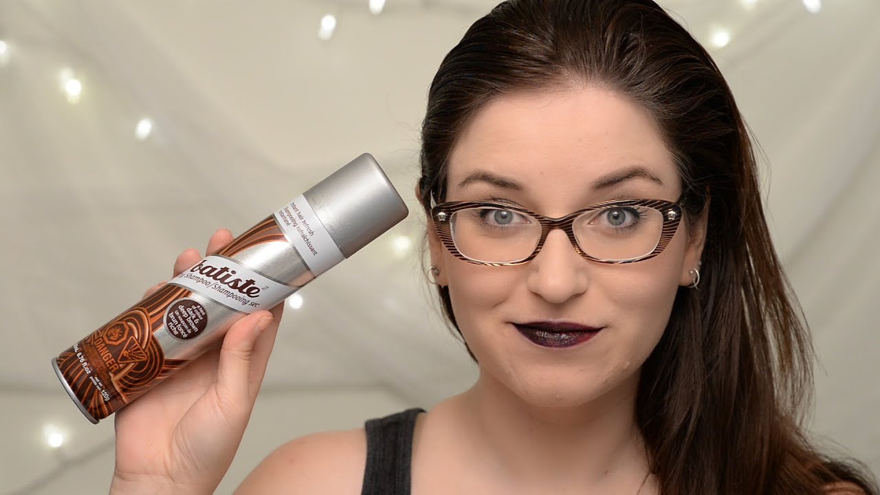 Batiste Dry Shampoo Dark Deep Brown Review Demo | CORRIE V - YouTube