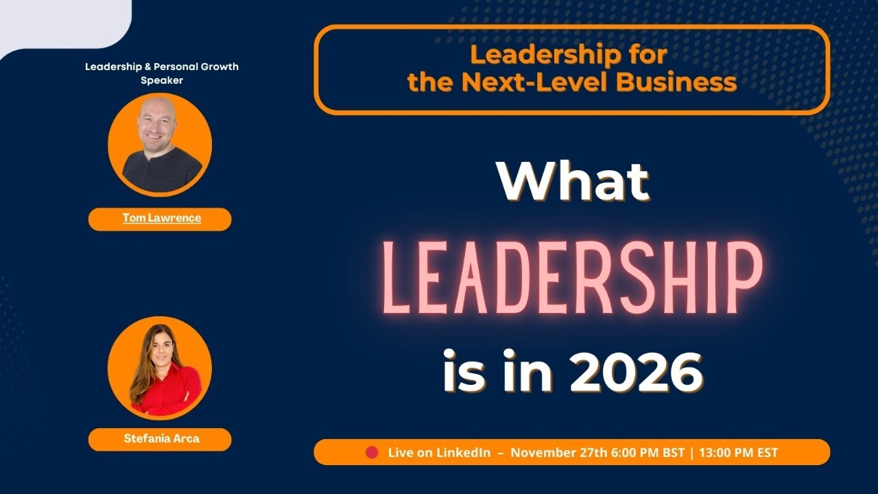 What Leadership Actually Means in 2026 - YouTube