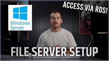 [Windows Server] - How to Setup Home Network File Server | Access Remotely Via RDS