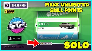 *SOLO* How To Get Unlimited Super WheelSpins in Forza Horizon 5! (PS5/XBOX) *Skills Points & Money*