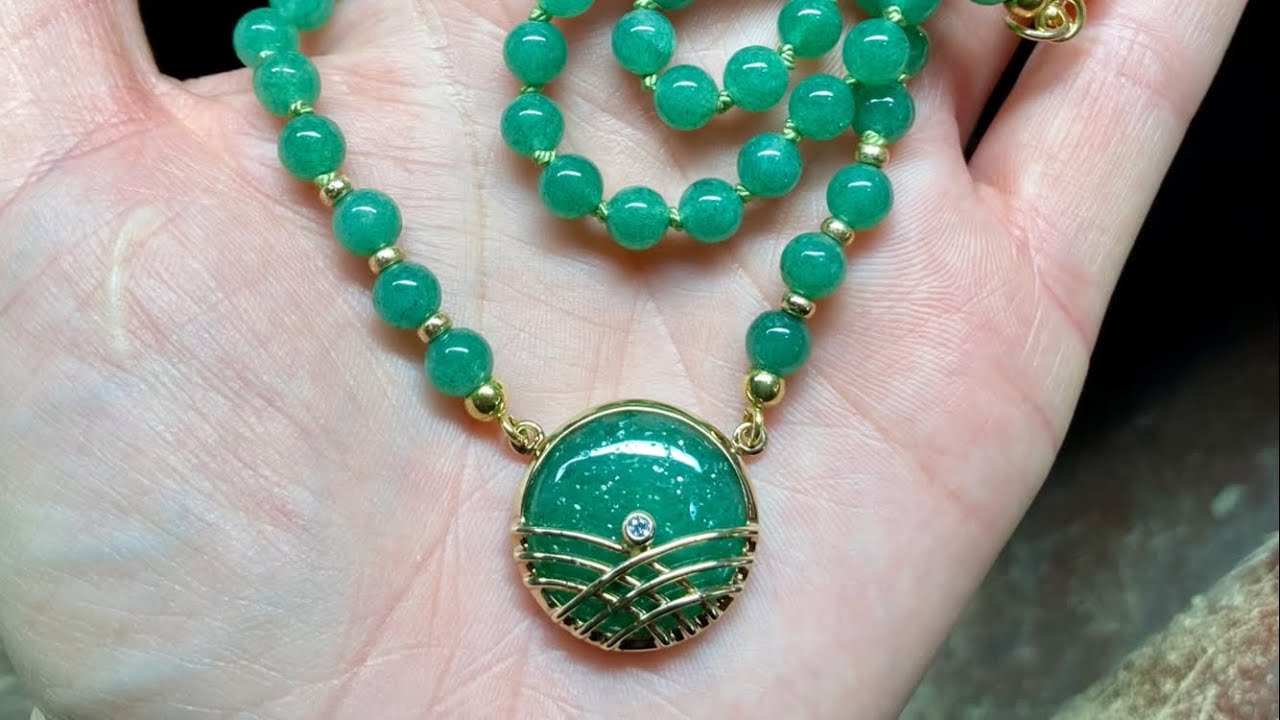 NOCH ZU RETTEN? – Reparatur einer Jade-Kette mit Goldteilen