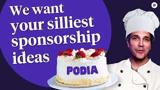 We're looking for your wackiest, most creative sponsorship idea! (Up to $10,000 in sponsorships) by Podia 177 views 6 months ago 1 minute, 22 seconds