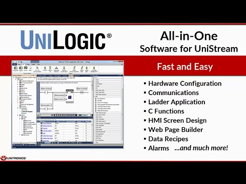 UniLogic® software for programmable controllers  - the Video