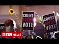 US election: Why are Trump protesters saying 'stop the count' and 'count the votes'? - BBC News