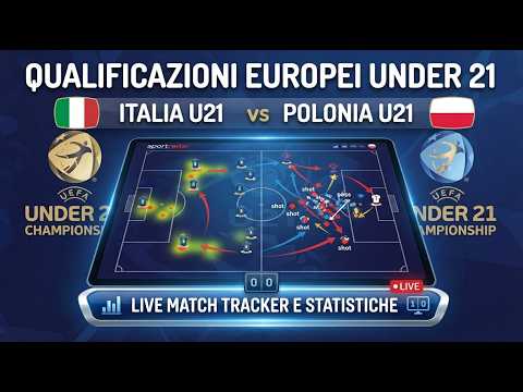 Video ITALIA U21 vs POLONIA U21 - Qualificazioni Europei - Live tracker e statistiche - campo 2d/3d
