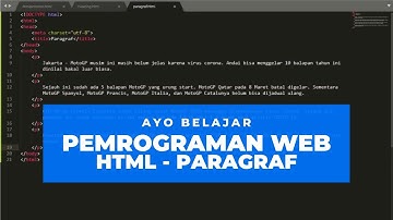 Pemrograman Web - Paragraf HTML #3