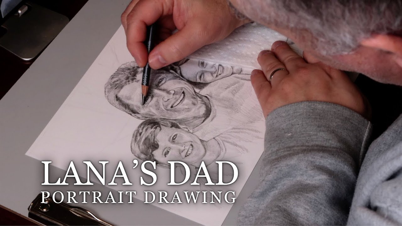 Lana's Dad | Portrait Drawing