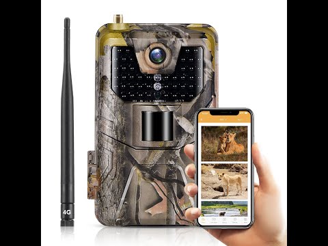 HC-900Pro 4Gトレイルカメラ 30MP 4K動画 Suntek HC900pro trail camera 4K use operation - YouTube