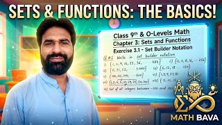 Class 9 & O-Level Math | Chapter 3: Sets & Functions | Ex 3.1 Q1 | Set Builder Notation