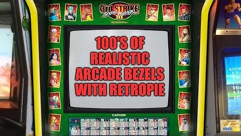 Add 100s of realistic Arcade Bezels to RetroPie - Orionsangel
