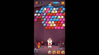 LINE バブル2 STAGE 1073 黄金コニー アイテムあり ×1.5 Gold Cony LINE BUBBLE 2