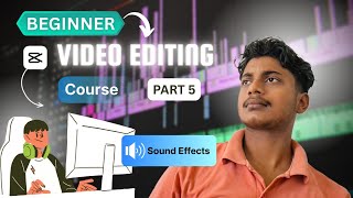 Learn Sound Effects | Beginner video editing course with CapCut (PART 5).
