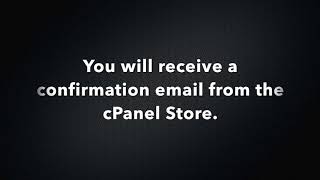 cPanel Store Tutorial   cPanel Store Account