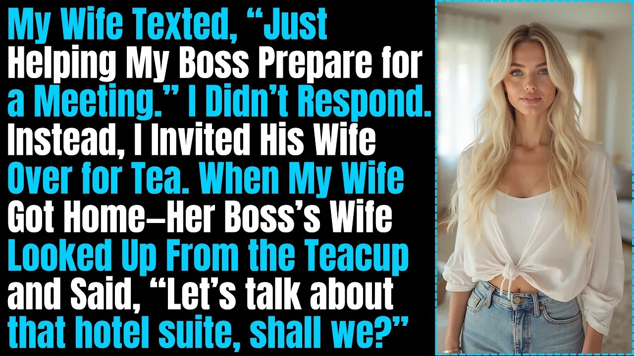 My Wife Texted, “Just Helping My Boss Prepare for a Meeting.” I Didn’t Respond But Did This...
