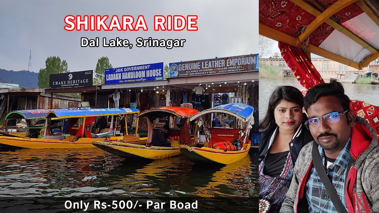 Shikara Ride in Dal lake | 1 Hour Completed Shikara Ride with Floating Market