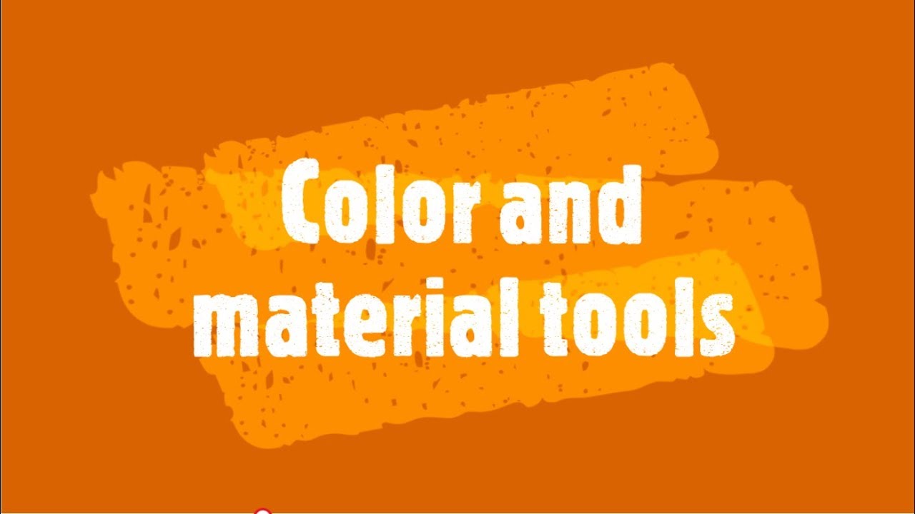 Color and material tools YouTube
