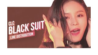 Video thumbnail of "CLC - Black Suit Line Distribution (Color Coded) | 씨엘씨 - 블랙 슈트"