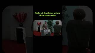 Backend developer shows his frontend skills