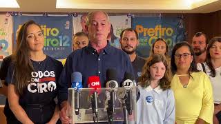 CIRO FALA SOBRE RESULTADO DAS ELEIÇÕES | 02/10/2022