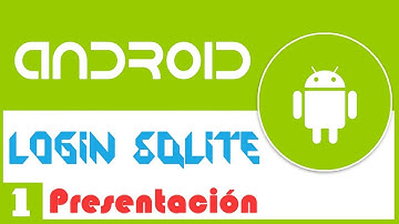 ✔️ LogIn en Android Studio con SQLite | Presentación Funcionamiento