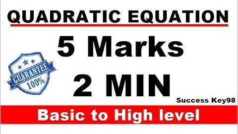 Quadratic Equations for Bank PO Shortcuts|| IBPS PO PRE || RRB PO|| IBPS CLERK || SBI PO || in HINDI