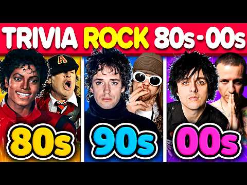 80s 90s 00s ROCK TRIVIA 🎸 Can You Guess the Song from the Intro? 🎧 | Play Quiz Music Trivia